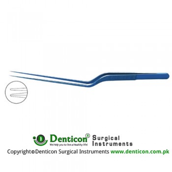 Micro Bayonet Forcep Bayonet Style,Straight,Tungsten carbide coated tips 0.4mm tips, 26.3cm